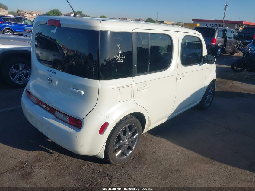 2009 Nissan Cube VIN JN8AZ28R19T119622 IAAI salvage auction — RIGHT FRONT, Salvage (Arizona), sold $1,000 on 2026-07-07 (photo 4)