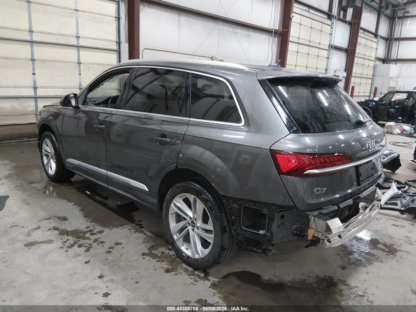 2022 Audi Q7 VIN WA1LXBF7XND021988 IAAI salvage auction — FRONT END, Salvage (Idaho), sold $15,400 on 2026-07-31 (photo 3)