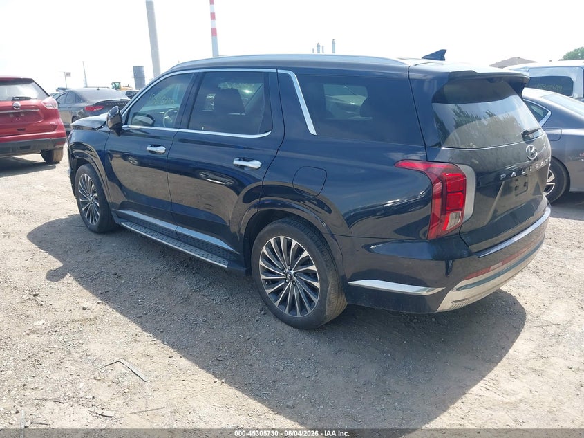2023 Hyundai Palisade VIN KM8R5DGE0PU604115 IAAI salvage auction — FRONT END, Salvage Title, sold $8,100 on 2026-07-08 (photo 3)