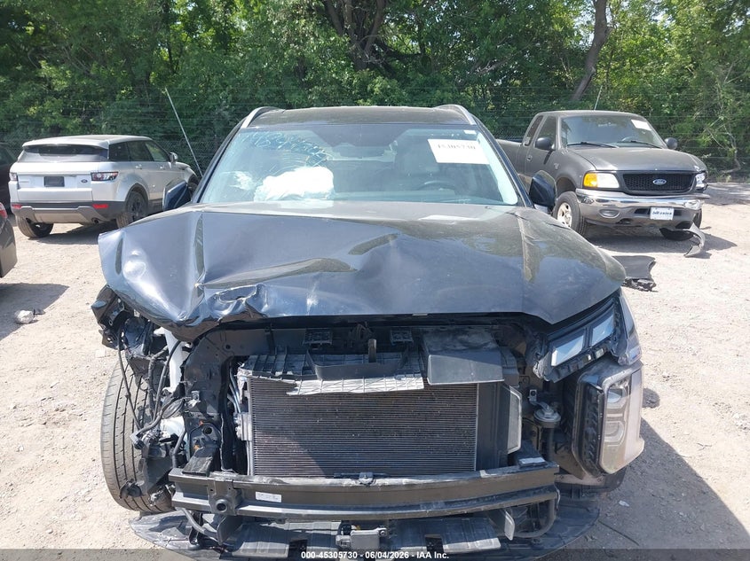 2023 Hyundai Palisade VIN KM8R5DGE0PU604115 IAAI salvage auction — FRONT END, Salvage Title, sold $8,100 on 2026-07-08 (photo 6)