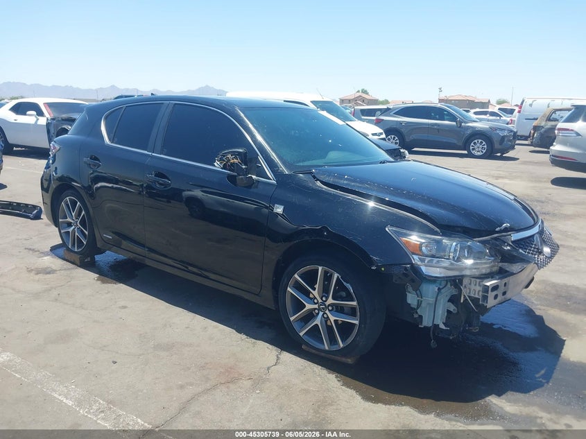 2015 Lexus Ct VIN JTHKD5BH6F2245152 IAAI salvage auction — FRONT END, Salvage Title, sold $2,800 on 2026-07-21 (photo 1)