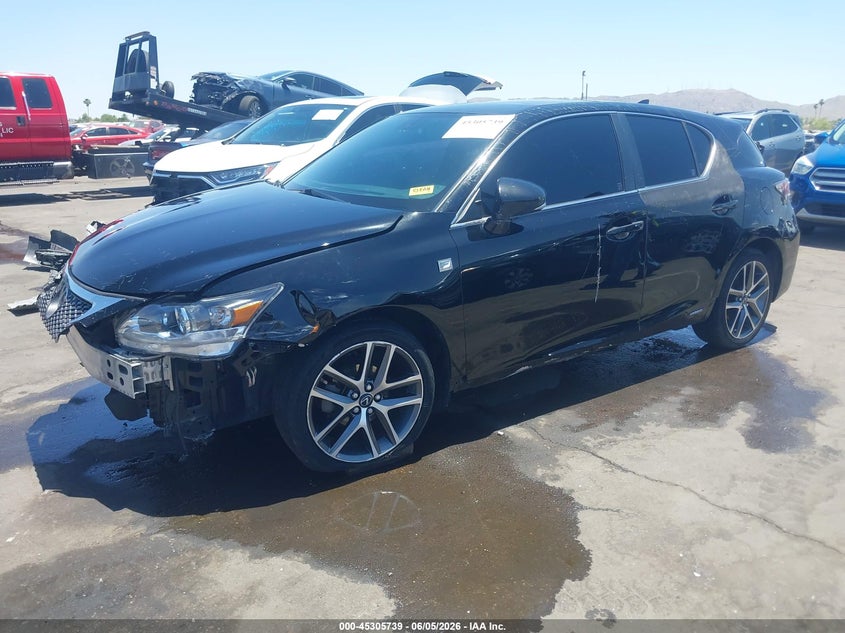 2015 Lexus Ct VIN JTHKD5BH6F2245152 IAAI salvage auction — FRONT END, Salvage Title, sold $2,800 on 2026-07-21 (photo 2)