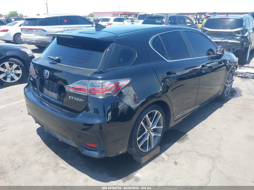 2015 Lexus Ct VIN JTHKD5BH6F2245152 IAAI salvage auction — FRONT END, Salvage Title, sold $2,800 on 2026-07-21 (photo 4)