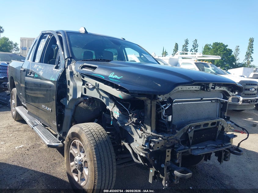 2024 Ram 2500 VIN 3C6UR5DJ7RG397603 IAAI salvage auction — FRONT END, Salvage (California), sold $11,875 on 2026-07-28 (photo 1)