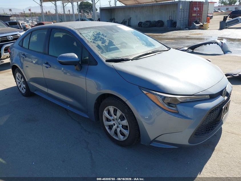 2021 Toyota Corolla VIN JTDEPMAE8MJ188561 IAAI salvage auction — LEFT SIDE, Non-Repairable (California), sold $4,150 on 2026-07-05 (photo 1)