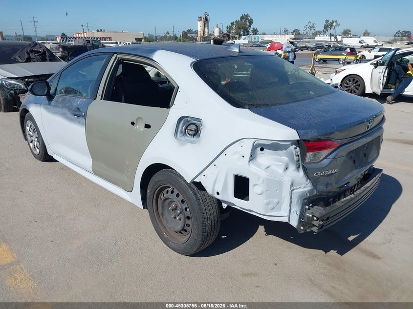 2021 Toyota Corolla VIN JTDEPMAE8MJ188561 IAAI salvage auction — LEFT SIDE, Non-Repairable (California), sold $4,150 on 2026-07-05 (photo 3)