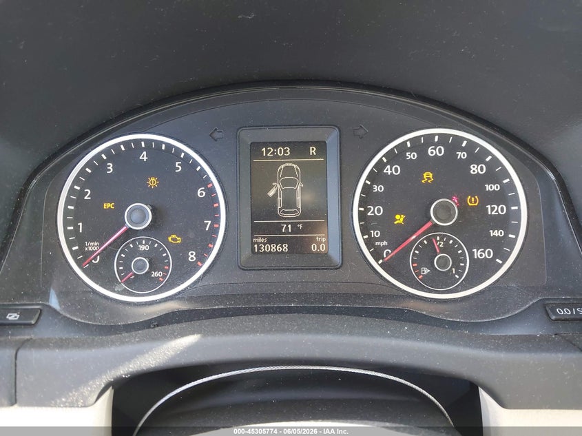 2011 Volkswagen Tiguan VIN WVGAV7AX7BW503711 IAAI salvage auction — FRONT END, Salvage (California), sold $125 on 2026-08-13 (photo 7)