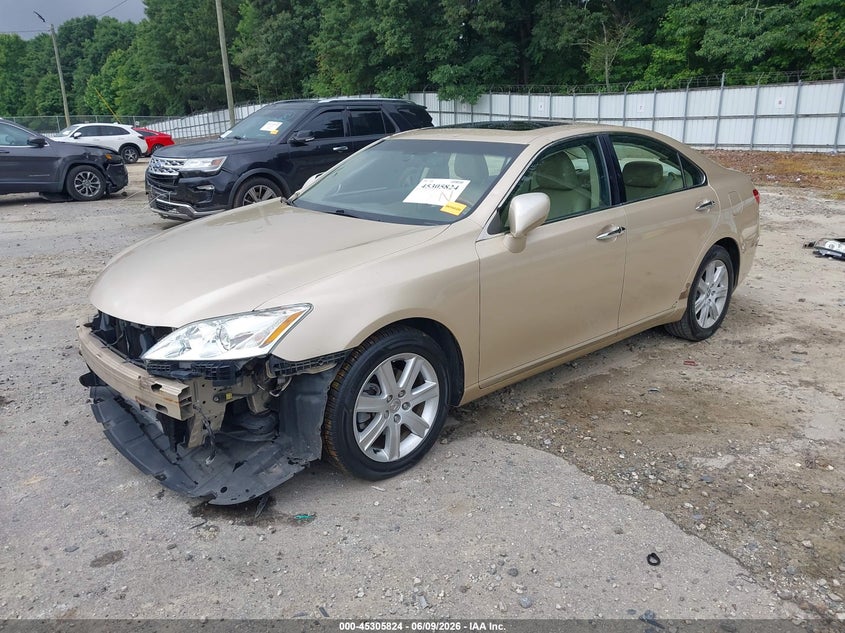2007 Lexus Es 350 VIN JTHBJ46G072011255 IAAI salvage auction — FRONT END, Salvage (Georgia), sold $800 on 2026-07-09 (photo 2)