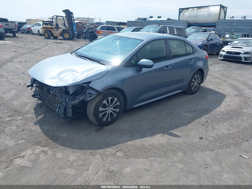 2022 Toyota Corolla VIN JTDEAMDE1NJ039343 IAAI salvage auction — FRONT END, Salvage Title, sold $1,850 on 2026-07-28 (photo 2)