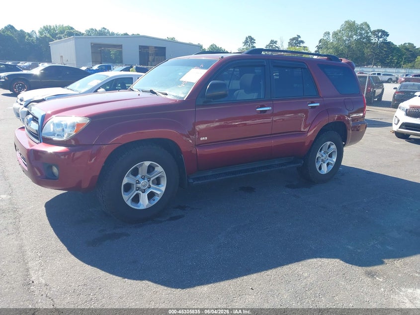 2008 Toyota 4runner VIN JTEZU14R88K022446 IAAI salvage auction — NORMAL WEAR, Repossession Paperwork (Georgia), sold $2,700 on 2026-07-15 (photo 2)