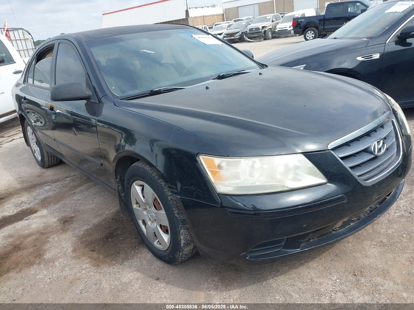 2009 Hyundai Sonata VIN 5NPET46C79H463372 IAAI salvage auction — LEFT FRONT, Salvage (Oklahoma), sold $400 on 2026-07-29 (photo 1)