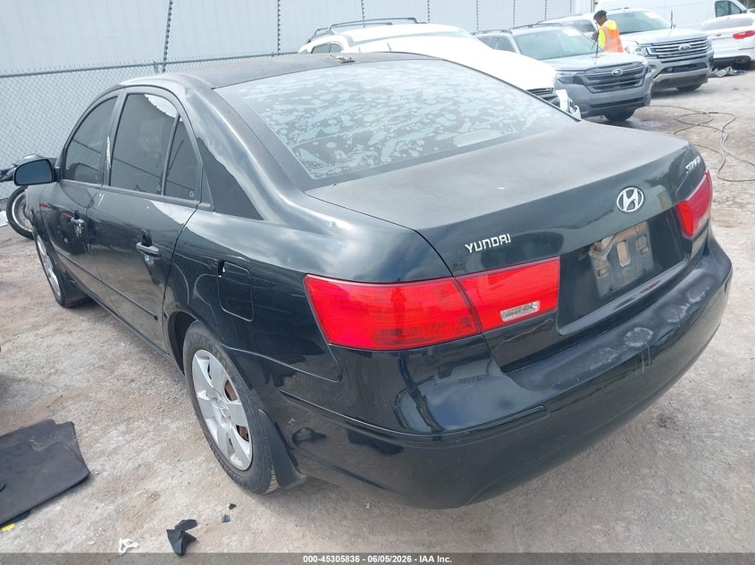 2009 Hyundai Sonata VIN 5NPET46C79H463372 IAAI salvage auction — LEFT FRONT, Salvage (Oklahoma), sold $400 on 2026-07-29 (photo 3)