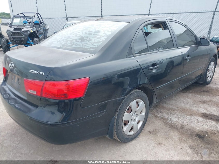 2009 Hyundai Sonata VIN 5NPET46C79H463372 IAAI salvage auction — LEFT FRONT, Salvage (Oklahoma), sold $400 on 2026-07-29 (photo 4)