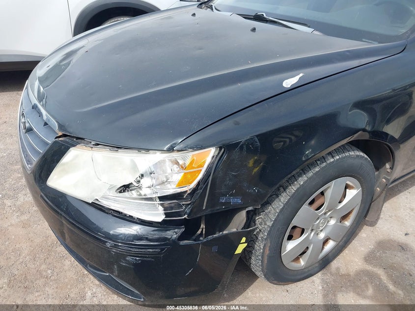 2009 Hyundai Sonata VIN 5NPET46C79H463372 IAAI salvage auction — LEFT FRONT, Salvage (Oklahoma), sold $400 on 2026-07-29 (photo 6)