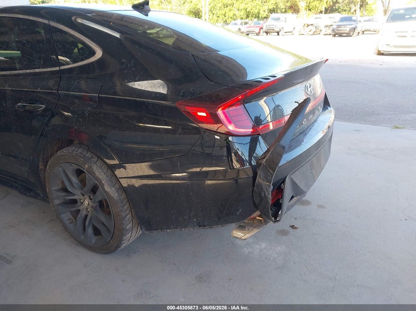 2021 Hyundai Sonata VIN 5NPEK4JC1MH105624 IAAI salvage auction — FRONT END, Salvage Title, sold $1,500 on 2026-07-23 (photo 6)