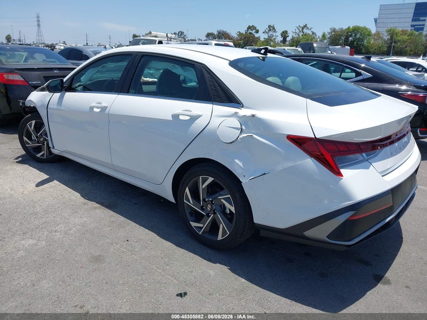 2025 Hyundai Elantra VIN KMHLN4DJ9SU149359 IAAI salvage auction — FRONT END, Salvage Title, sold $3,500 on 2026-08-01 (photo 3)