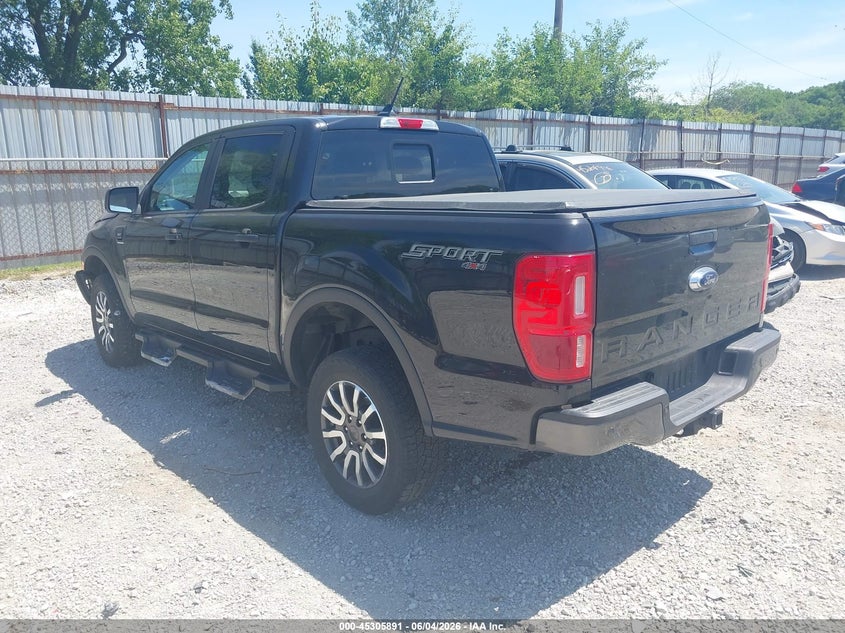 2022 Ford Ranger VIN 1FTER4FHXNLD54601 IAAI salvage auction — FRONT END, Salvage Title, sold $7,600 on 2026-07-29 (photo 3)