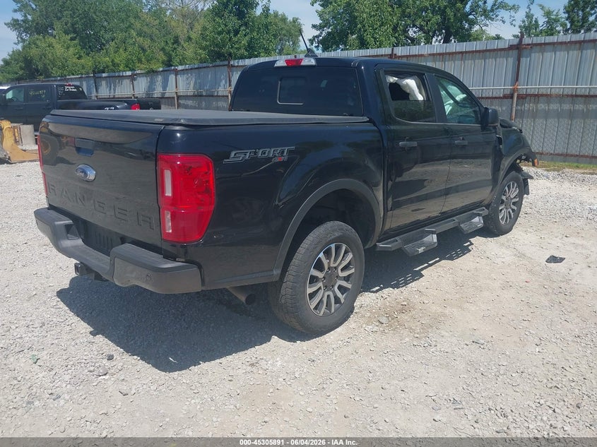 2022 Ford Ranger VIN 1FTER4FHXNLD54601 IAAI salvage auction — FRONT END, Salvage Title, sold $7,600 on 2026-07-29 (photo 4)