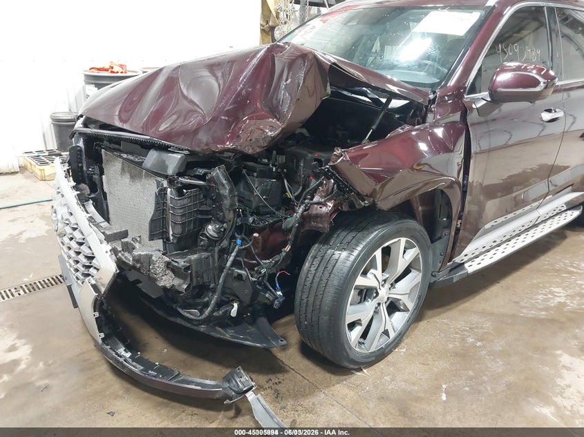 2021 Hyundai Palisade VIN KM8R5DHE7MU222481 IAAI salvage auction — FRONT END, Previously Damaged (North Dakota), sold $3,700 on 2026-07-09 (photo 6)
