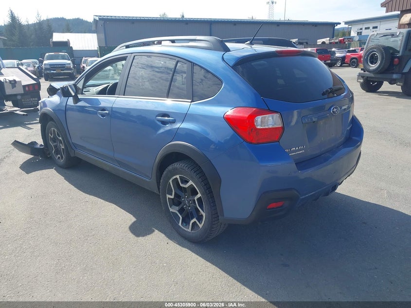 2016 Subaru Xv VIN JF2GPABC0G8342875 IAAI salvage auction — FRONT END, Salvage Title, sold $100 on 2026-07-17 (photo 3)