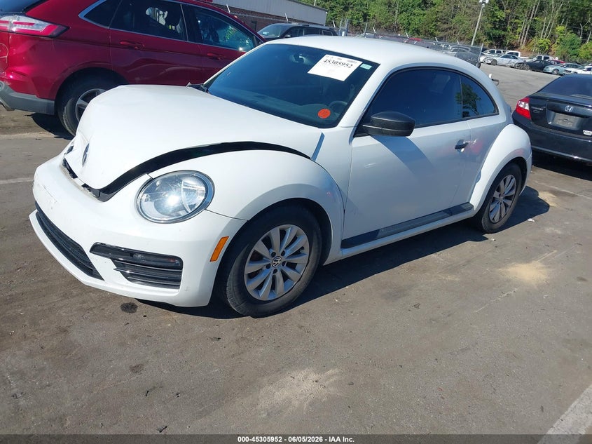 2017 Volkswagen Beetle VIN 3VWF17AT0HM627506 IAAI salvage auction — FRONT END, Salvage Title, sold $1,725 on 2026-07-09 (photo 2)