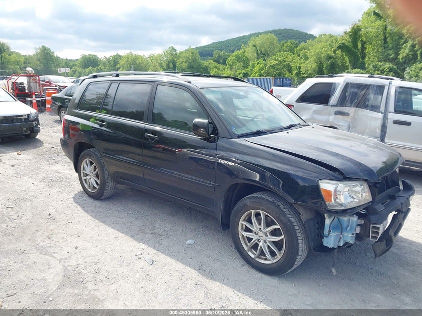 2006 Toyota Highlander VIN JTEEW21AX60002656 IAAI salvage auction — FRONT END, Prior Salvage (Minnesota), sold $25 on 2026-07-21 (photo 1)