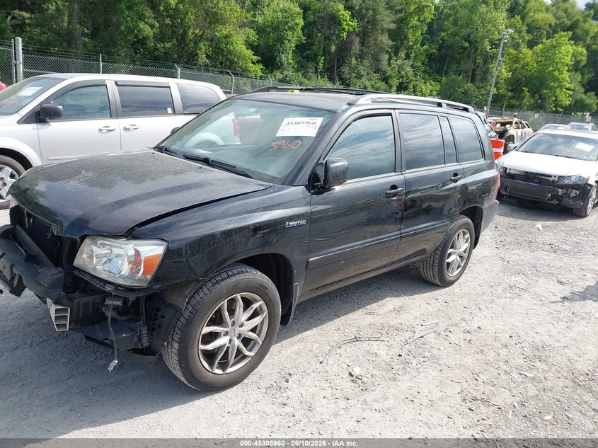 2006 Toyota Highlander VIN JTEEW21AX60002656 IAAI salvage auction — FRONT END, Prior Salvage (Minnesota), sold $25 on 2026-07-21 (photo 2)
