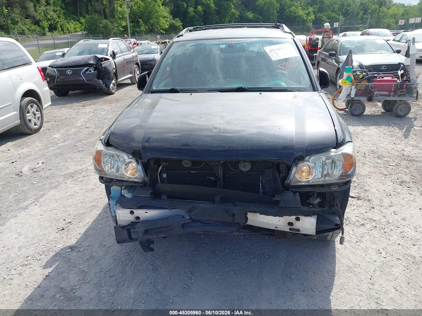 2006 Toyota Highlander VIN JTEEW21AX60002656 IAAI salvage auction — FRONT END, Prior Salvage (Minnesota), sold $25 on 2026-07-21 (photo 6)