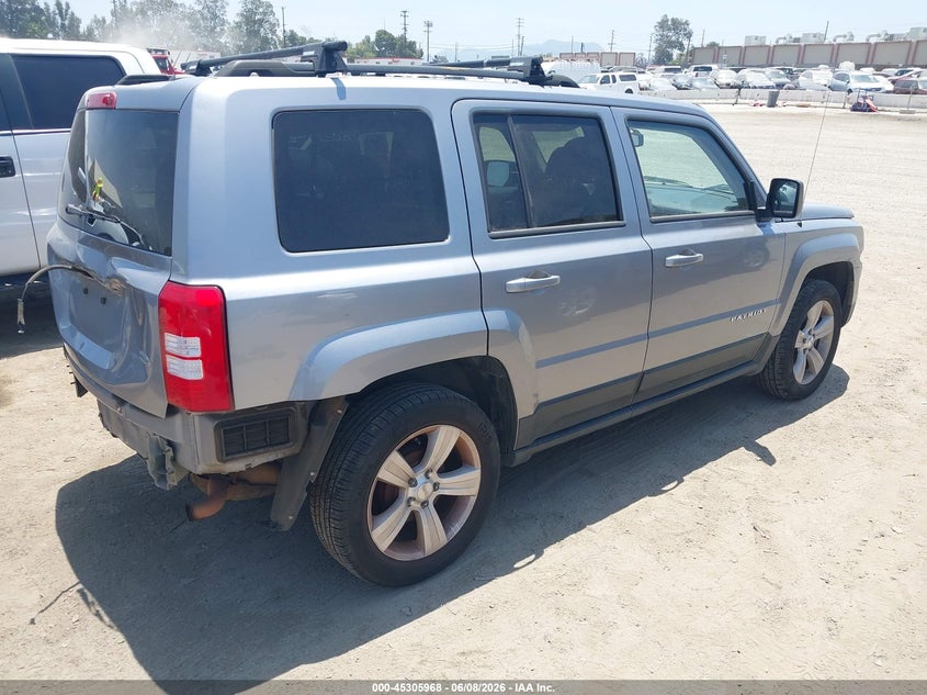 2016 Jeep Liberty (patriot) VIN 1C4NJPFB0GD620628 IAAI salvage auction — REAR END, Salvage Title, sold $1,450 on 2026-07-09 (photo 4)