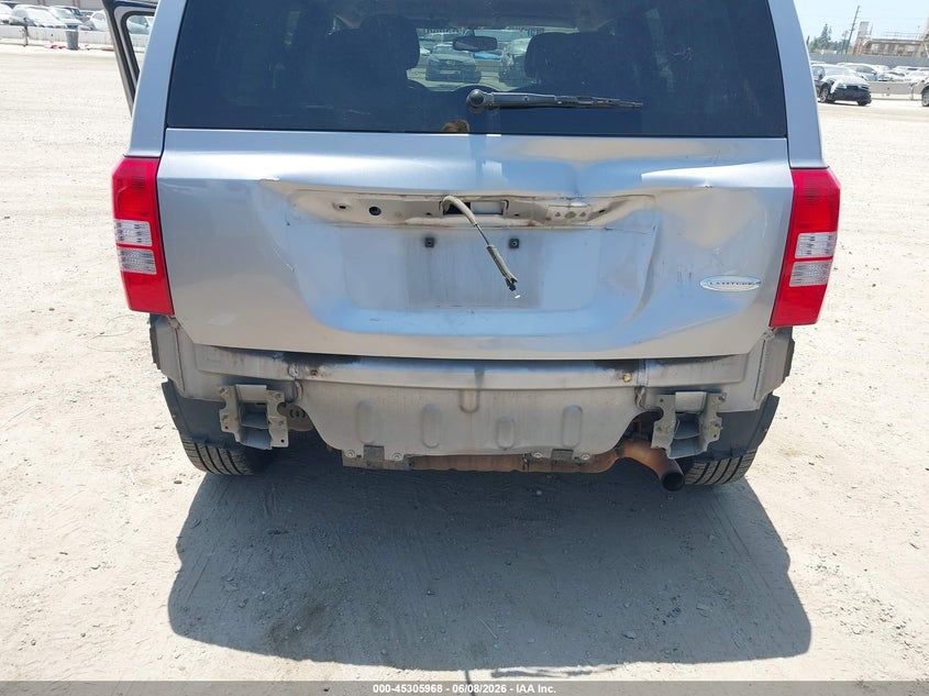 2016 Jeep Liberty (patriot) VIN 1C4NJPFB0GD620628 IAAI salvage auction — REAR END, Salvage Title, sold $1,450 on 2026-07-09 (photo 6)