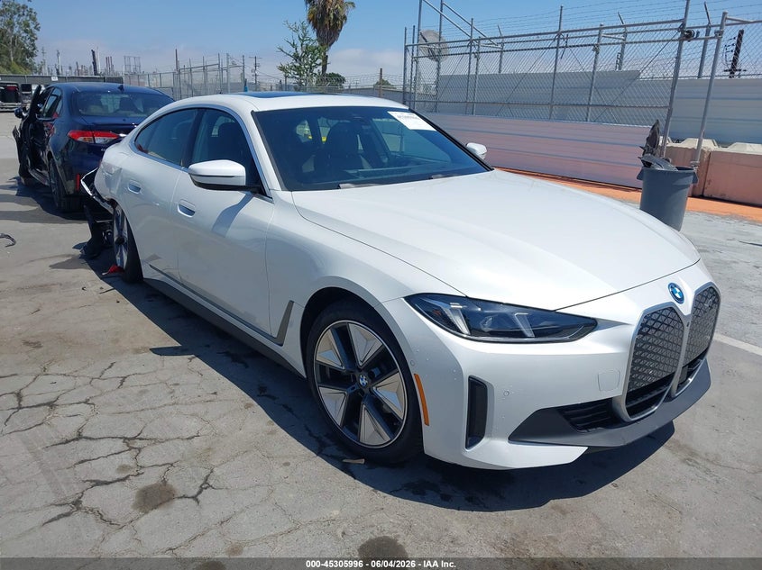 2025 BMW I4 VIN WBY23HD08SFV79469 — IAAI salvage auction photo