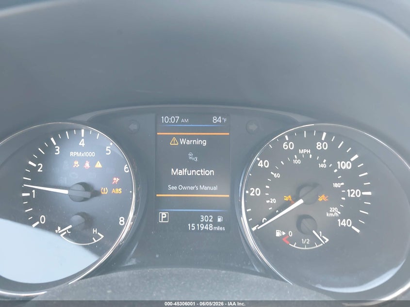 2019 Nissan Rogue VIN KNMAT2MV2KP544099 IAAI salvage auction — FRONT END, Salvage (North Carolina), sold $1,500 on 2026-07-29 (photo 7)