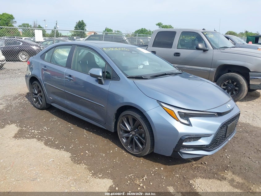 2023 Toyota Corolla VIN JTDBDMHE6P3001313 IAAI salvage auction — LEFT SIDE, Salvage (Virginia), sold $5,275 on 2026-07-28 (photo 1)