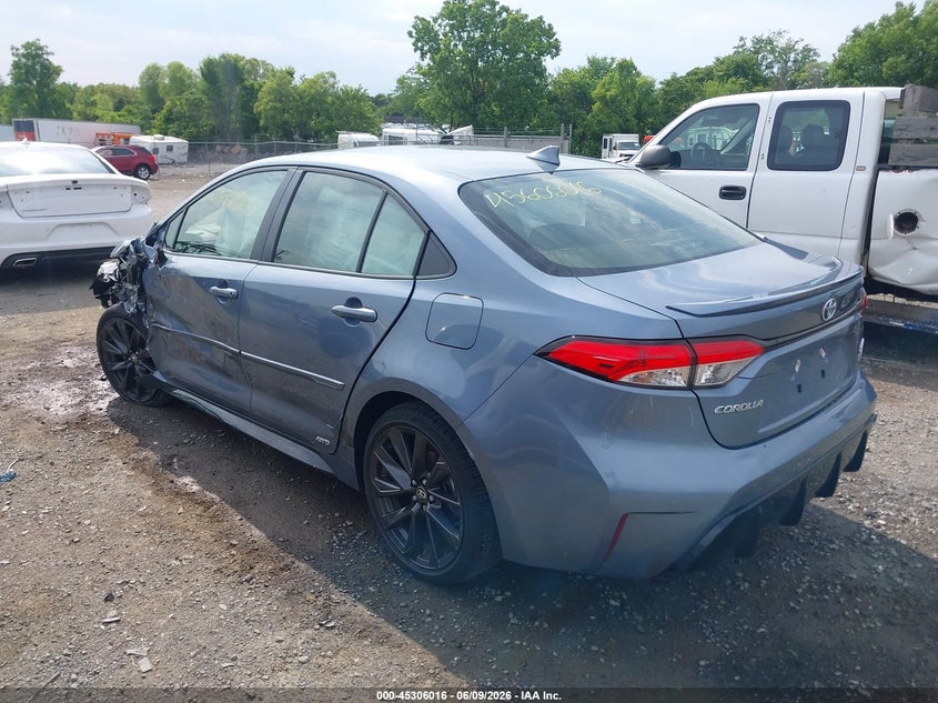 2023 Toyota Corolla VIN JTDBDMHE6P3001313 IAAI salvage auction — LEFT SIDE, Salvage (Virginia), sold $5,275 on 2026-07-28 (photo 3)