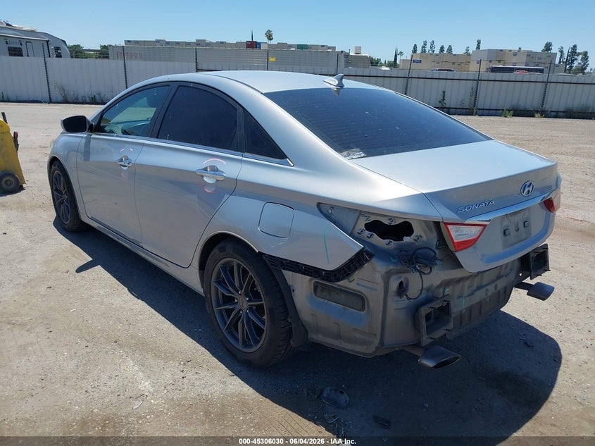 2011 Hyundai Sonata VIN 5NPEC4AC0BH134297 IAAI salvage auction — REAR END, Salvage (California), sold $625 on 2026-07-10 (photo 3)