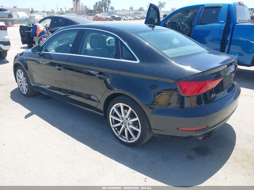 2015 Audi A3 VIN WAUACGFF5F1054877 IAAI salvage auction — RIGHT FRONT, Salvage Title, sold $3,650 on 2026-07-08 (photo 3)