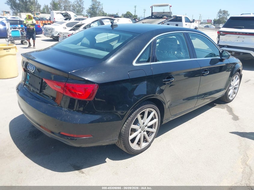 2015 Audi A3 VIN WAUACGFF5F1054877 IAAI salvage auction — RIGHT FRONT, Salvage Title, sold $3,650 on 2026-07-08 (photo 4)