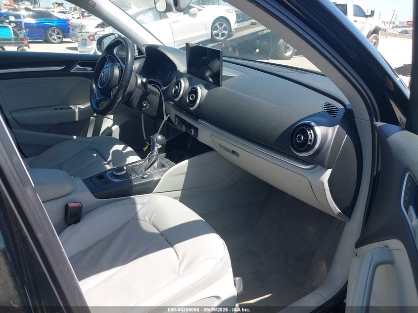 2015 Audi A3 VIN WAUACGFF5F1054877 IAAI salvage auction — RIGHT FRONT, Salvage Title, sold $3,650 on 2026-07-08 (photo 5)