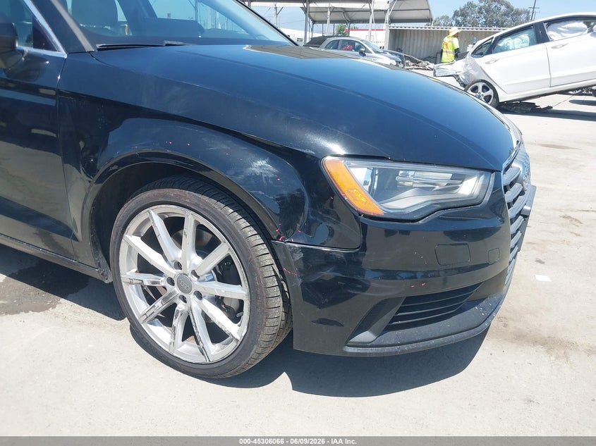 2015 Audi A3 VIN WAUACGFF5F1054877 IAAI salvage auction — RIGHT FRONT, Salvage Title, sold $3,650 on 2026-07-08 (photo 6)