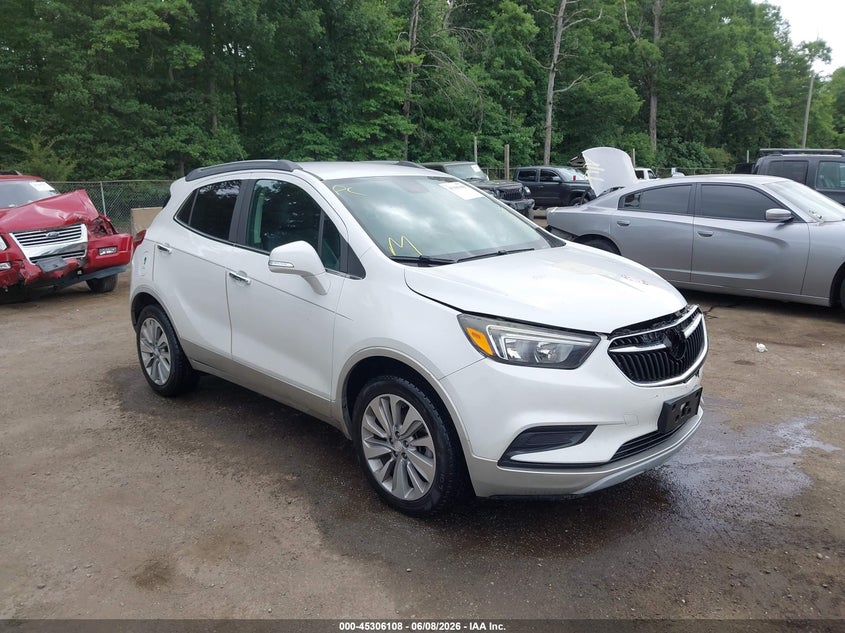 2018 Buick Encore VIN KL4CJASBXJB651246 IAAI salvage auction — FRONT END, Salvage Title, sold $2,250 on 2026-07-15 (photo 1)
