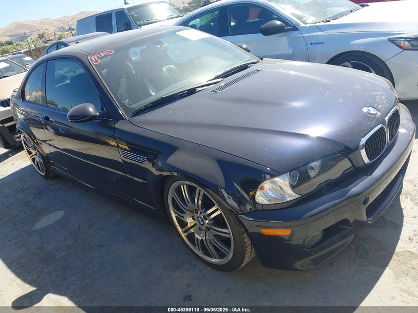 2005 BMW M3 VIN WBSBL93425PN60869 IAAI salvage auction — REAR END, Salvage (California), sold $10,200 on 2026-07-12 (photo 1)