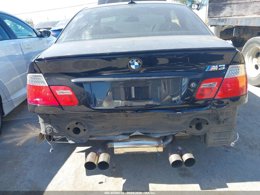 2005 BMW M3 VIN WBSBL93425PN60869 IAAI salvage auction — REAR END, Salvage (California), sold $10,200 on 2026-07-12 (photo 6)