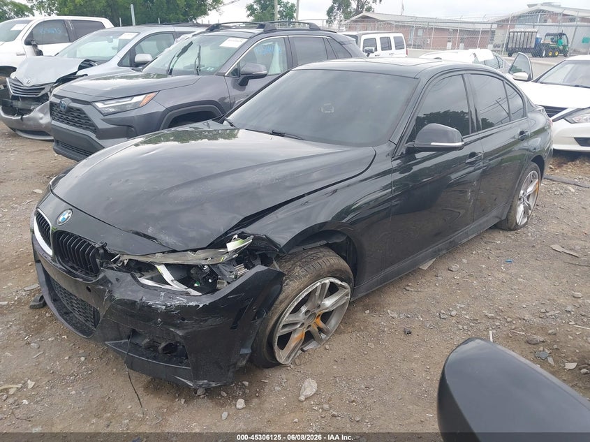 2018 BMW 3er VIN WBA8D9G52JNU67144 IAAI salvage auction — FRONT END, Salvage Title, sold $3,000 on 2026-07-09 (photo 2)
