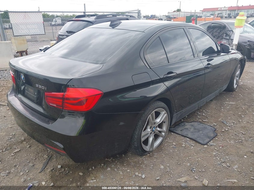 2018 BMW 3er VIN WBA8D9G52JNU67144 IAAI salvage auction — FRONT END, Salvage Title, sold $3,000 on 2026-07-09 (photo 4)
