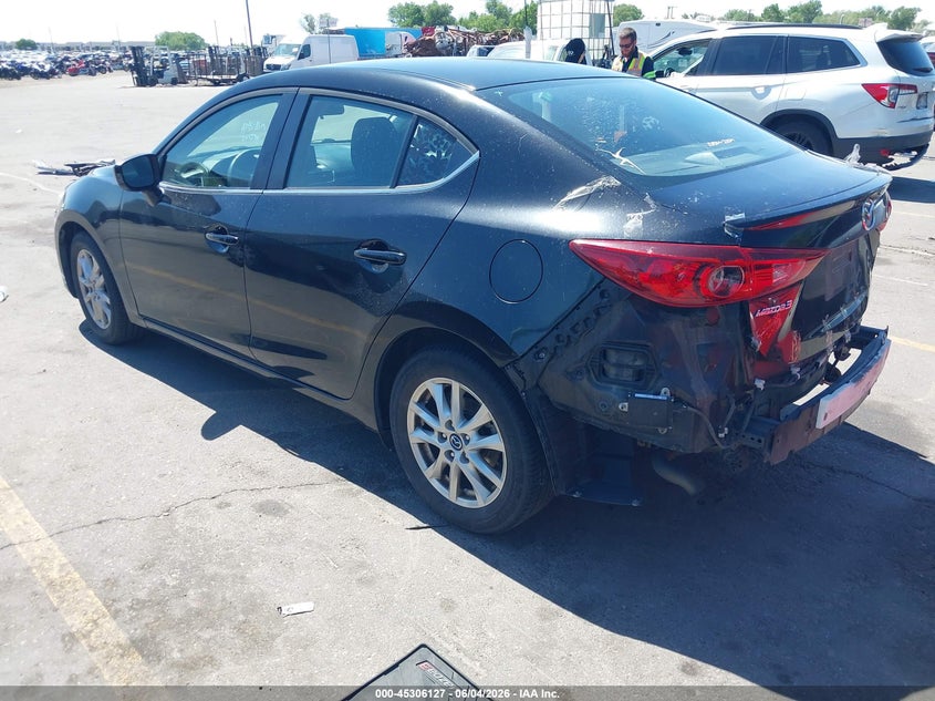 2015 Mazda 3 VIN JM1BM1V71F1230660 IAAI salvage auction — REAR END, Salvage Title, sold $1,600 on 2026-07-10 (photo 3)