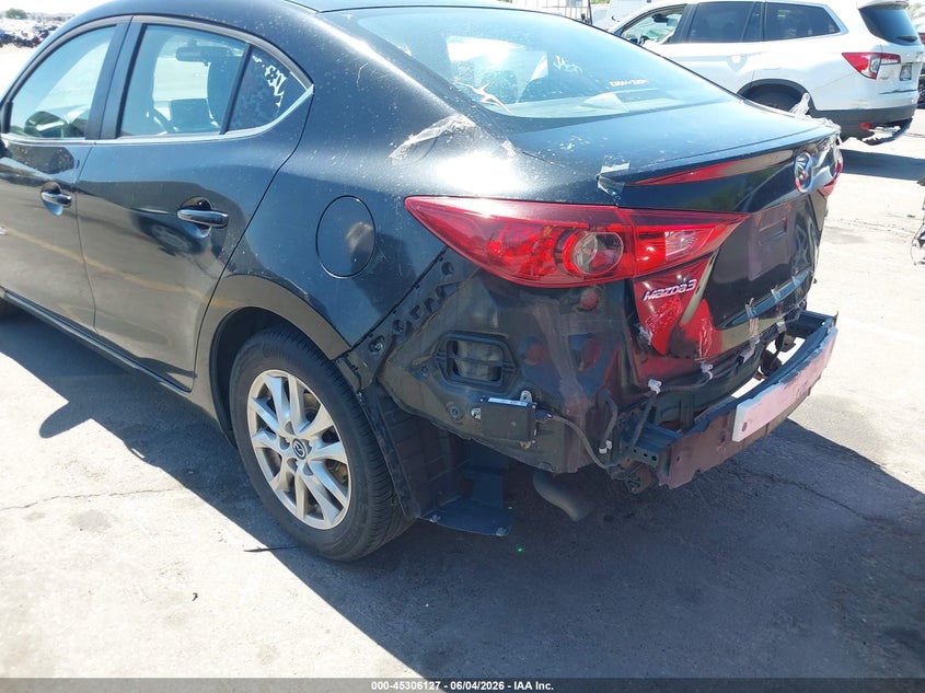 2015 Mazda 3 VIN JM1BM1V71F1230660 IAAI salvage auction — REAR END, Salvage Title, sold $1,600 on 2026-07-10 (photo 6)