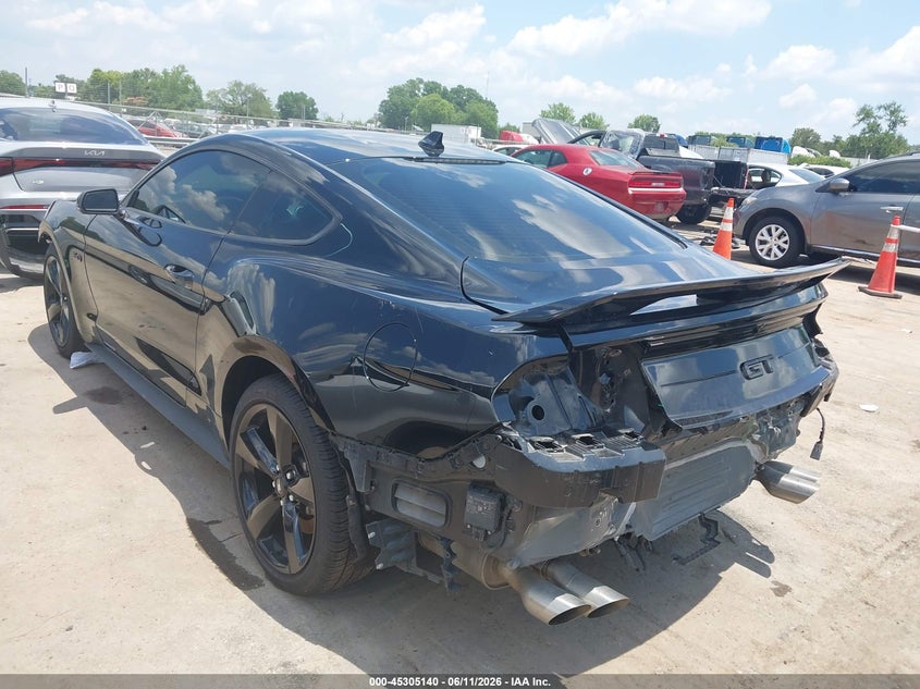 2022 Ford Mustang VIN 1FA6P8CF3N5132187 IAAI salvage auction — FRONT & REAR, Salvage (North Carolina), sold $12,600 on 2026-07-09 (photo 3)