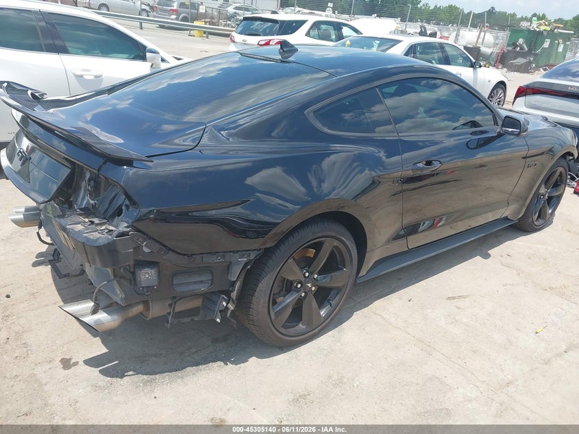 2022 Ford Mustang VIN 1FA6P8CF3N5132187 IAAI salvage auction — FRONT & REAR, Salvage (North Carolina), sold $12,600 on 2026-07-09 (photo 4)