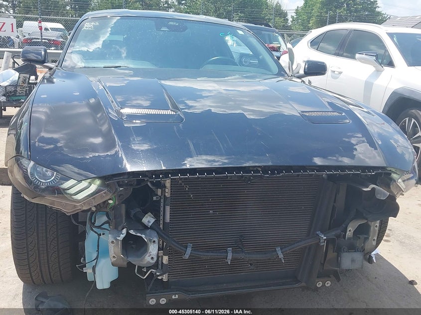 2022 Ford Mustang VIN 1FA6P8CF3N5132187 IAAI salvage auction — FRONT & REAR, Salvage (North Carolina), sold $12,600 on 2026-07-09 (photo 6)