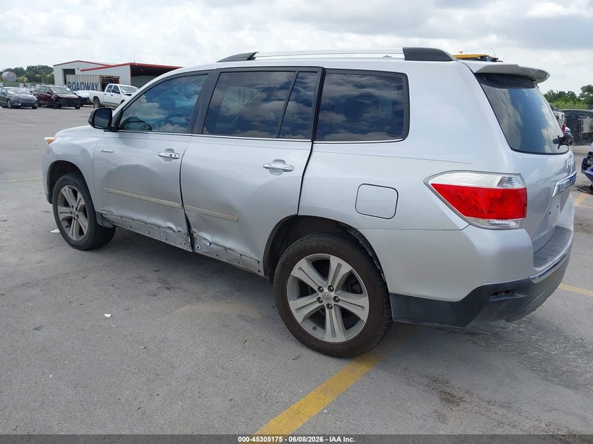 2012 Toyota Highlander VIN 5TDYK3EH6CS076806 IAAI salvage auction — LEFT SIDE, Original (Texas), sold $4,850 on 2026-07-30 (photo 3)